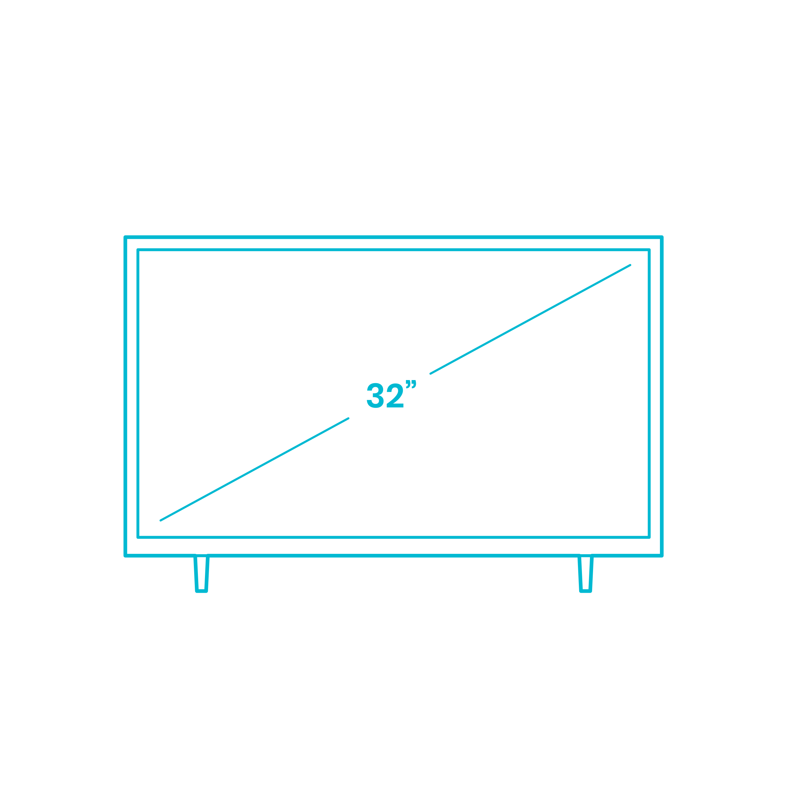 Digital Televisions Tvs Tcl 3 Series Roku Smart Tv 32 Inch Black And White Svg Vector Free Vectors